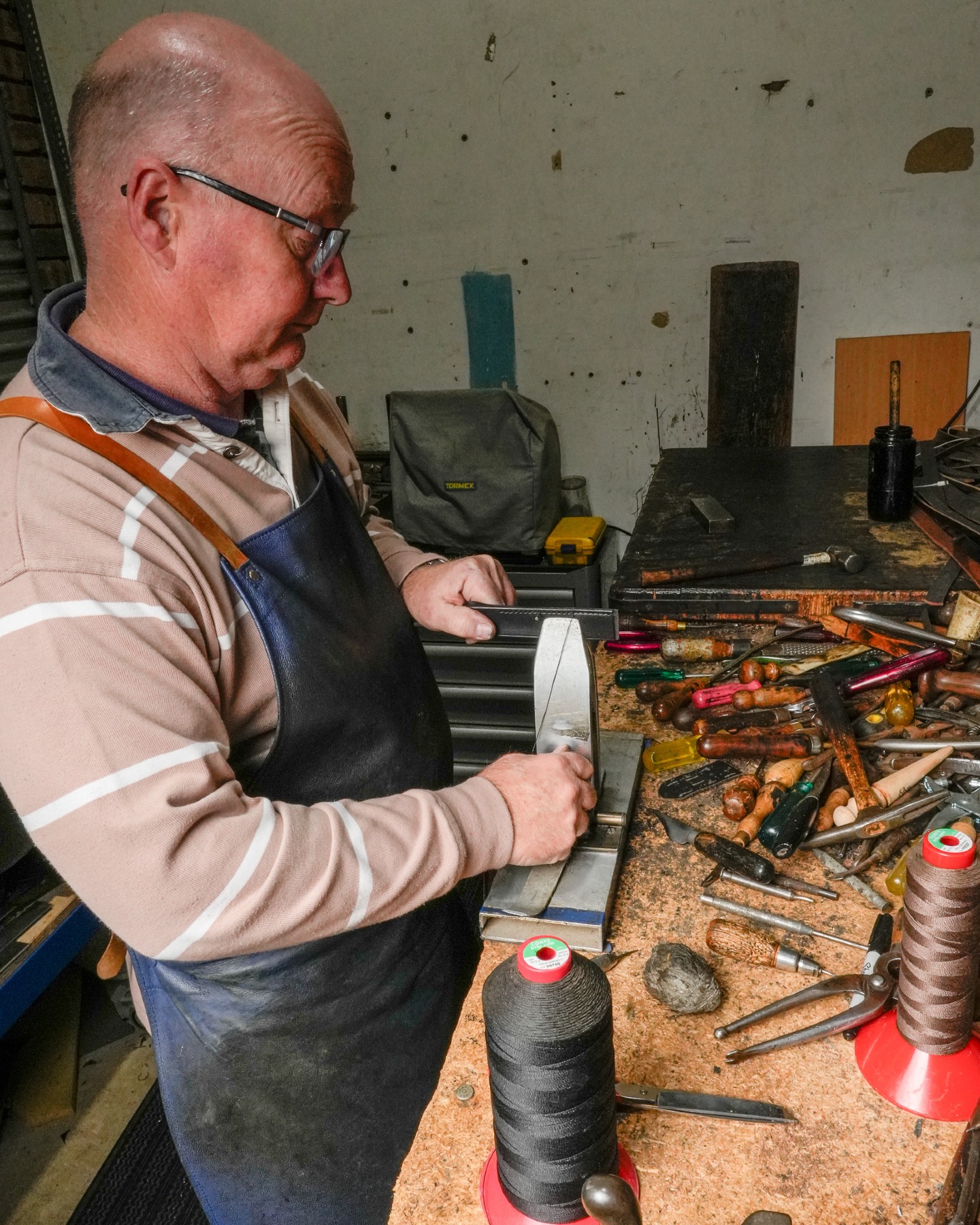 Master craftsman at work