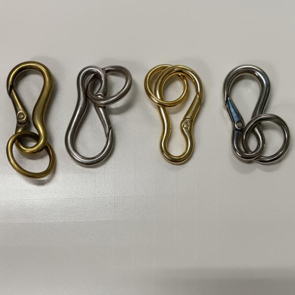 Snaphook 32mm x 120mm Round Eye Stainless Steel