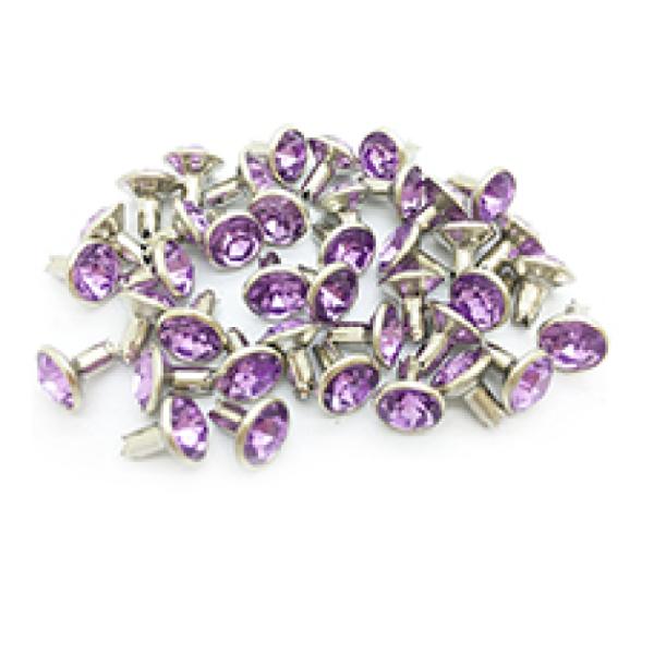 Synthetic Rivet Purple 6mm  (Pkt10) - Product Image