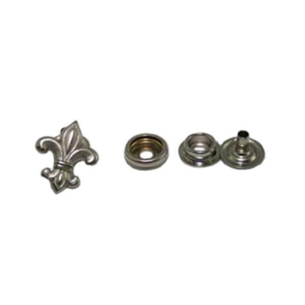 Press Stud Fleur De Lis Top - Product Image