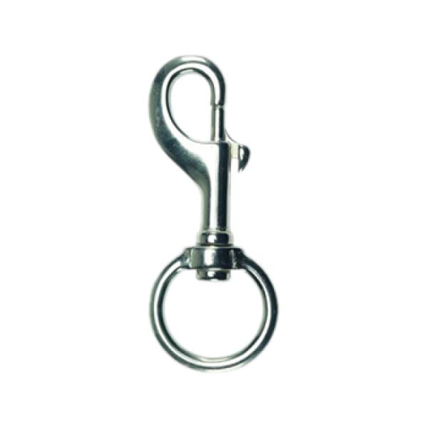 Snaphook 32mm x 120mm Round Eye Stainless Steel