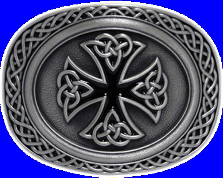 Celtic Trophy Buckle Pewter/Navy