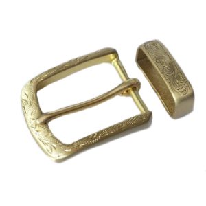Buckle 25mm Solid Brass with Keeper