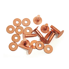 Copper Rivets Assorted Sizes (Pkt 25)