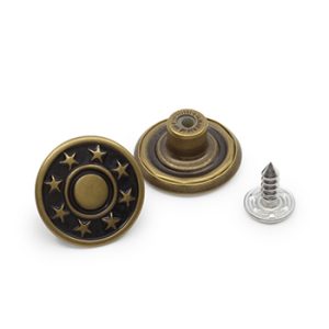 Batchelor or Jean Buttons Ant Brass