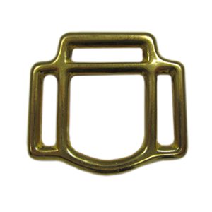 Squares 3 Loop Brass