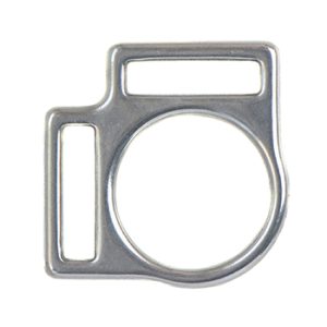 Squares 2 Loop 25mm Nickel